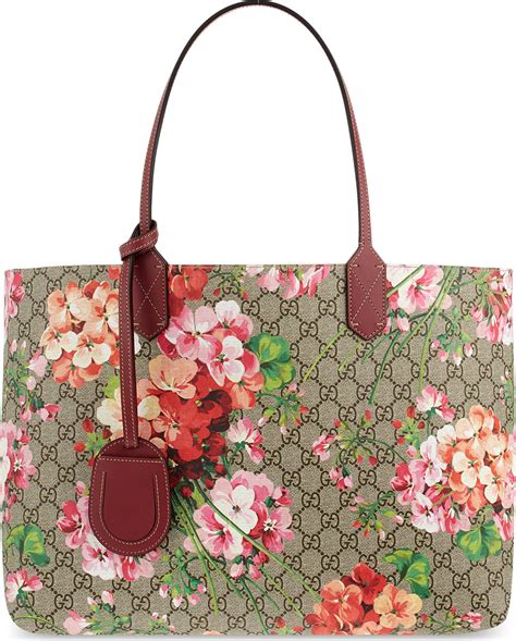 gucci flower tote|Gucci tote bag 2020.